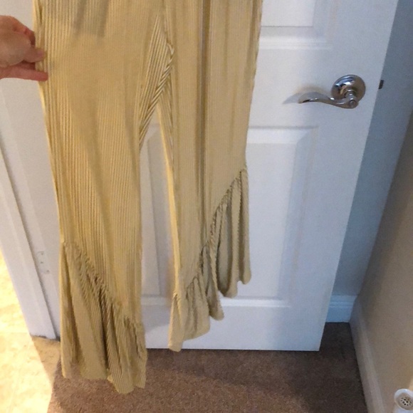*not for sale* Yellow and white striped jumpsuit - Picture 3 of 4